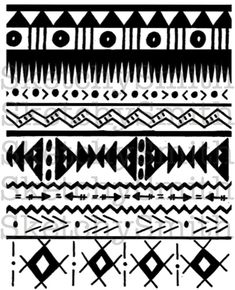 Southwest Stencil Designs, Native American Border Designs, Western Border Clip Art, Western Geometric Pattern, Seamless Western Pattern, Images D'art, Southwest Design, Original Design, My Images