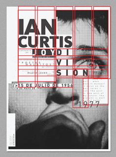 a poster with the words jan curtis lloyd division in red and black on it's front cover