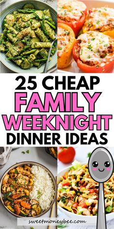 25 cheap family weeknight dinner ideas