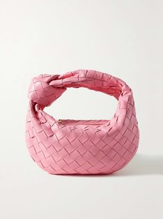 BOTTEGA VENETA Jodie mini knotted intrecciato leather tote Bottega Bags, Bottega Veneta Bag Tote, Bottega Veneta Jodie Mini, Bottega Bag, Bottega Veneta Jodie, Mini Jodie, Noble Lady, Bottega Veneta Bag, Handbag Heaven