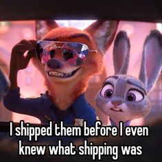 two cartoon characters with sunglasses on and the caption i ripped them before i even knew to know what shipping was