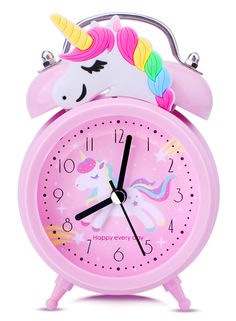 PRICES MAY VARY. UNICORN BIRTHDAY DECORATIONS FOR GIRLS - It's a special designed alarm clock for kids & teen girls. With cute and creative pink unicorn design, unique and special 3D dial, this girls alarm clock is a perfect gift for your kids for parties, birthday, the children's day, Christmas, housewarming, or any meaningful day. LOUD ENOUGH - This is a kids alarm clock ok to wake, which is very suitable for heavy sleepers. It is loud enough to wake your girls from a deep sleep. You don't nee Unicorn Clock, Jam Alarm, Unicorn Birthday Decorations, Unicorn Room Decor, Unicorn Room, Cute Bedroom, Kids Alarm Clock, Unicorn Bedroom, Clock For Kids