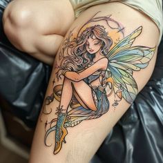 Vibrant Neo Traditional Tattoo Master Files Strong Women Tattoos, Strong Women Tattoos Ideas, Neo Traditional Tattoo Art, Neo Traditional Tattoo Flash, Women Tattoos Ideas, Fairy Tattoo Designs, Tattooed Women, Tattoo Master, Traditional Tattoo Art