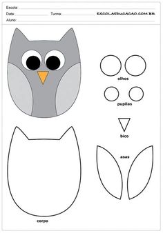 an owl mask is cut out and ready to be used as a paper craft for kids