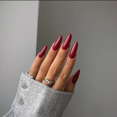 New Nail Art Design, Fall Nail Art Designs, Cute Christmas Nails, Stiletto Nails Designs, Red Nail Designs, New Nail Art, Trendy Nail Design, Hot Nails, Classy Nails