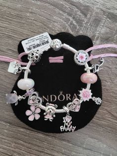 Pink Pandora Bracelet, Pouch Making, Bracelet Pandora