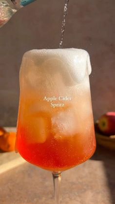 Julianna McIntosh on Instagram: "When life gives you homemade apple cider, you make an apple cider spritz Perfect to serve as a welcome cocktail for your guests this Thanksgiving! Here’s how to make it: In a glass filled with ice add 3 oz Prosecco 1.5 oz Aperol 1 oz apple cider 1/2 oz cinnamon syrup 1 oz sparkling water, or tonic Stir to combine & garnish with a rosemary sprig Xoxo, cheers! #thanksgiving #thanksgivingrecipes #drinkrecipes #spritz #aperolspritz" Thanksgiving Spiked Drinks, Spritz Cocktails, Welcome Cocktail, Sparkling Apple Cider, Spiked Apple Cider, Whiskey Ice, Homemade Apple Cider, Cinnamon Syrup