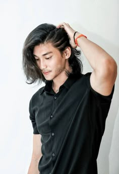 Long Haired Men, Asian Long Hair, Hairstyles Male, Asian Hairstyles, Male Hairstyles, Beyonce Hair, Dunner Wordend Haar, Asian Haircut, Hair Boy