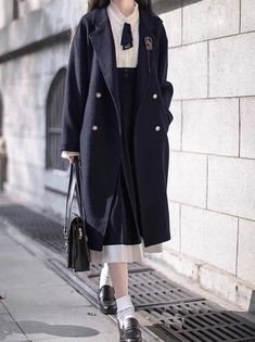 ❤College Blue Wool Cocoon Elegant Double-Breasted Coat❤︎

Please allow 3 weeks for product delivery. Fine Art Portrait Photography, Old Fashion Dresses, Model Outfits, Uniform Fashion, Double Breasted Coat, Kawaii Clothes, Blue Wool, Ball Gowns Wedding, Unique Outfits