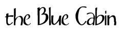 the blue cabin logo on a white background