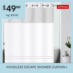 the shower curtain is $ 4 99 per yard