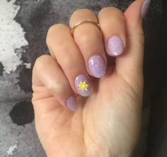 Disney Nails Rapunzel, Disney Nails Purple, Ariel Inspired Nails, Tangled Nails Ideas, Rapunzel Nail Ideas, Tangled Nail Designs, Rapunzel Nail Designs, Tangled Theme Nails