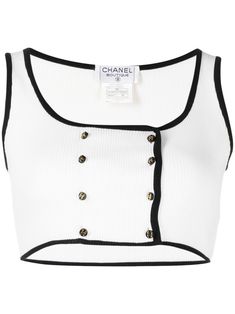 Chanel Clothes Women, Chanel Outfits Women, Chanel Tank Top, Png Clothes, Chanel Top, Chanel Shirt, Chanel Outfit, Closet Fashion, Cc Logo