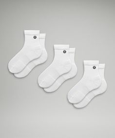 Women's Daily Stride Quarter Socks *3 Pack | Women's Socks | lululemon Backpacking Equipment, Pretty Socks, Quarter Socks, Xmas Wishes, Women's Socks, Bra Shop, Lululemon Women, The Little Things, Preppy Outfits