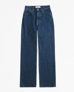 Women's Curve Love High Rise 90s Relaxed Jean | Women's Bottoms | Abercrombie.com High Rise 90s Relaxed Jean, Dark Marble, Active Swimwear, Womens Office, Abercrombie Jeans, Swimwear Suits, Wardrobe Planning, Women's Bottoms, 2024 Christmas