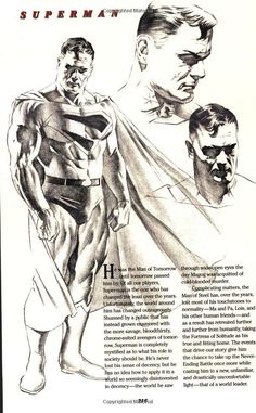 an advertisement for the superman movie, featuring two men with capes on their shoulders