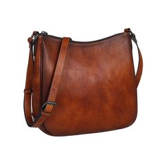 PRICES MAY VARY. Soft Genuine Leather：This crossbody purse made of imported vegetable tan leather,fine and soft,restore the original texture of cowhide, Top smooth Zip Closure. NOTICE: Please confirm the dimensions and weight of this shoulder bag before ordering. Lightweight & Spacious: 10.5in(L)*3in(W)*9.6in(H). Weight: 1.3lb. This small crossbody bag has a zipper pocket and two slots on the inside for wallet, phone, small folding umbrella, and a zipper pocket on the outside for keys, coins. Ad Affordable Soft Leather Brown Shoulder Bag, Cheap Brown Soft Leather Shoulder Bag, Cheap Brown Faux Leather Shoulder Bag, Classic Soft Leather Crossbody Hobo Bag, Classic Crossbody Hobo Bag With Leather Lining, Classic Leather Lining Crossbody Hobo Bag, Cognac Pouch Shoulder Bag With Leather Lining, Classic Cognac Hobo Bag In Soft Leather, Leather Smooth Grain Saddle Bag