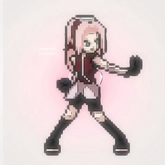 Sakura Pfp Naruto, Naruto Cosplay, Anime Pixel Art, Naruto Funny, Naruto Characters