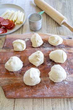 the dough has been made and is ready to go into the oven