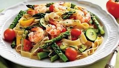 Shrimp Pasta Primavera - MarketGrow.com Shrimp Primavera, Shrimp Pasta Primavera, Hamburger Soup, Healthy Recipes For Diabetics, Easy Seafood, Pasta Primavera, Shrimp Recipes Easy, Colorful Vegetables, Crab Recipes