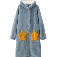 This Oversized Giant Star Pattern Blanket Hoodie Coat is a must-have for your wardrobe. It is made from super soft fleece, this casual hoodie is perfect for lounging around the house or adding to your winter wardrobe. This hoodie coat has an elastic waistband and rib knit cuffs so you can style it as you please. With a stylish design on sleeves, this vest-style sweater is great for layering or wearing alone. Specifications: Material: Polyester Sleeve Style: Regular Hooded: Yes Season: Spring/Aut Super Soft Long Sleeve Loungewear Outerwear, Cozy Winter Hoodie For Lounging, Comfy Winter Hoodie For Lounging, Star-shaped Cotton Sweatshirt For Winter, Super Soft Winter Outerwear For Loungewear, Super Soft Outerwear For Winter Lounging, Super Soft Outerwear For Lounging In Winter, Comfy Super Soft Long Sleeve Outerwear, Winter Lounging Hoodie