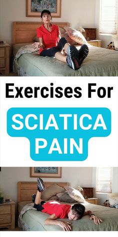 These gentle movements will help relieve sciatica, which is pain that can travel along the sciatica nerve from your hip all the way down to your heel. Stretches In The Morning, Fitness With Cindy, Sciatic Nerve Relief, Piriformis Stretch, Sciatica Exercises, Nerve Pain Relief, Sciatica Pain, Shiatsu Massage