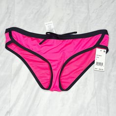 Kenneth Cole Reaction Low-Rise Bikini Bottom Size Small New With Tags Pink Swim Trunks For Beachwear, Sporty Pink Swimwear For Poolside, Pink Beachwear Swim Trunks For Pool, Sporty Pink Swimwear For Vacation, Sporty Pink Swimwear For Summer, Pink Swim Trunks For Beach Season, Pink Beachwear Swim Trunks For Beach Season, Pink Swimwear For Beach Season Sports, Pink Swimwear For Sports And Beach Season