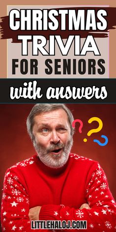 Find the best Christmas trivia for seniors here. These fun Christmas trivia questions and answers are perfect for any holiday event. Seniors will love these Christmas trivia games. Check them out now! Christmas Game Questions, Holiday Trivia Questions And Answers, Christmas Games For Seniors Citizens, Christmas Questions Game, Printable Trivia Questions And Answers, Christmas Jeopardy Questions And Answers, Cafe Activities