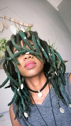 Coloured Dreadlocks, Locs Wedding, Loc Aesthetic, Dread Designs, Colorful Locs, Thick Dreads, Dyed Dreads, Colored Dreads, Loc Care