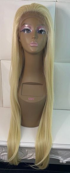 Texture Hairstyle, Barbie Hairstyle, Two Ponytails, Beach Blonde, Wig Blonde, Blue Wig, Drawstring Ponytail, Blonde Lace Front Wigs, Beautiful Wigs