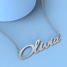 Olivia name necklace Gold Custom Necklace, Personalized Gifts For Her/Him Add something extra special to your jewelry box with Name Necklace Official engravable necklaces.
									The Olivia's name necklace with little heart unique gifts Gold is best gifts for Olivia. Name Necklace Official provides affordable engravable jewelry that won't 
									break the bank. In addition, these pieces make for very thoughtful and appreciated gifts for friends and family. 
									And whether valentine's day gifts, mother's day gifts, christmas gifts, wedding gifts, graduation gifts, birthday gifts,
									 NAME NECKLACE are all the best gift choice store. Olivia Name, Engravable Jewelry, Name Necklace Silver, Name Necklace Gold, Necklace Rose, Personalized Gifts For Her, She & Him, Engraved Jewelry, Gifts Birthday