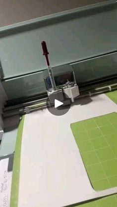 a video demonstrating how to use a cricut machine for cutting paper with scissors