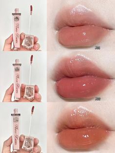 These genuine crystal embellished jelly liquid lipsticks are high-end luxury. You'll want to display these unicorn lipsticks proudly on your vanity! They're just as much of a decor item as they are a beautiuful long-lasting vibrant and shimmering liquid lipstick. Up your make-up game and collect them all. 6 stuninng dewy shades to choose from, light to dark. Light Lipstick Shades, Asian Makeup Tutorial, Flowerknows Makeup, Crystal Jelly, Jelly Lipstick, Lip Makeup Tutorial, Makeup Help, Ethereal Makeup