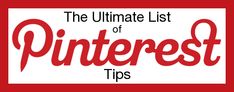 the logo for pinterest and copyrights, which is red with black lettering