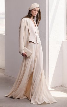 Ralph Lauren Resort, Silk Vest, Resort 2024, Chiffon Maxi Skirt, Ralph Lauren Style, Ralph Lauren Collection, Fashion Inspiration Design, Runway Looks, Chiffon Maxi