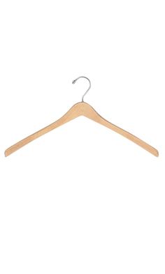 a wooden hanger on a white background