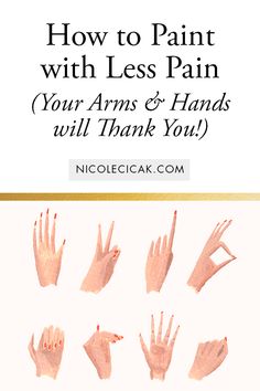 Carpel Tunnel, Magical Hands, Sore Hands, Dream World, Freelance Illustrator, Painting Tips, How To Paint, Healthy Tips, Do Anything