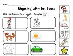 a printable worksheet for beginning with the cat