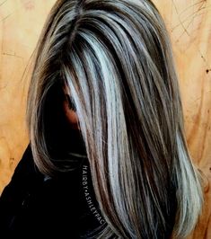 Blend Gray Hair Brunettes, Blending Gray Hair Brunettes, Highlights To Blend Gray Hair, Highlights To Blend Gray, Warm Light Brown Hair, Blend Gray Hair, Brown Hair With Silver Highlights, Gray Hair With Lowlights, Long Hair Highlights