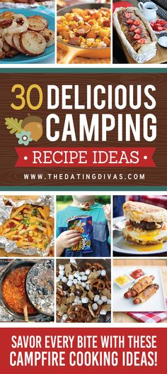 the ultimate camping cookbook with over 30 delicious camping recipe ideas for every camper