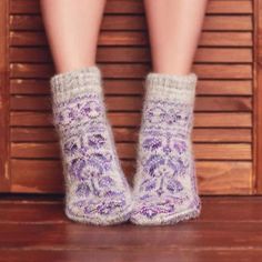 One of Siberia Spirit's favorite flowers, tulip, has inspired them to create this beautiful design. They have chosen shades of purple and lavender for these socks, as, for us, it symbolizes calmness and serenity. Siberia Spirit hopes you will find a feeling of peace and tranquility as you wear these soft, cozy socks. In nature, a tulip's bloom only lasts a few days, but with its socks, you will enjoy the beauty of its bloom year around. Siberia Spirit's amazing properties are ultra warm, odor re Camp Socks, Long Lasting Relationship, Yoga Socks, Fuzzy Socks, Cozy Socks, Favorite Flowers, Boot Socks, Mid Heel, Shades Of Purple