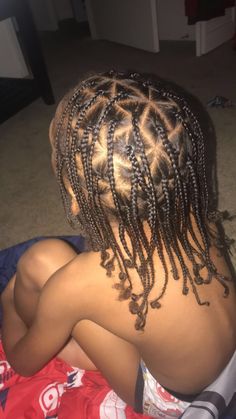 Men’s Triangle Braids, Braids For Lil Boys, Triangle Part Braids Men, Toddler Boy Box Braids, Box Braids For Boys, Small Box Braids Men, Son Hairstyles, Toddler Boy Hairstyles Black Braids, Boy Box Braids