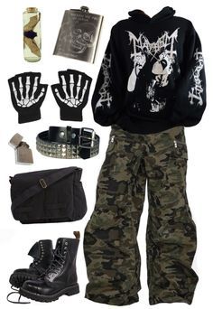 Juggalo Aesthetic Outfit, Emo Outfits Men 2000, Grunge Outfit Inspo Men, Emo Outfits Masc, Emo Fits Men, Y2k Grunge Outfits Men, Emo Clothes Men, Masc Scene Outfits, Emo Male Outfits