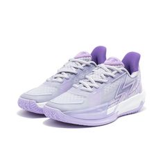 (WMNS) 361 Degrees Big3 4.0 QUICK 'Purple White' 682331121-1 - KICKS CREW Purple Breathable Basketball Shoes For Sports, Purple Volleyball Shoes, Cute Basketball Shoes, Purple Volleyball, Vball Shoes, Vb Shoes, Best Volleyball Shoes, Hoop Shoes, Bball Shoes