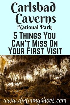 the caves in carlsboa cavern national park are 5 things you can't miss on your first visit