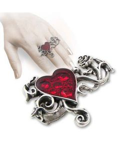 Ring Bed Of Blood Roses Roses Ring, Fantasy Rings, Gothic Attire, Gothic Jewelry Rings, Alchemy Gothic Jewelry, Medieval Collectibles, Pewter Ring, Gothic Engagement Ring, Rings Heart