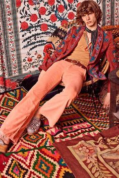 Hippie Outfits Men, Hippy Fashion, Moda Hippie, Outfits 70s, Mode Hippie, 70s Inspired Fashion