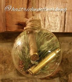 Shotgun Shell Christmas Ornaments, Shotgun Shell Ornaments, Bullet Ornaments, Hunting Christmas Ornaments, Ornament Inspiration, Country Christmas Ornaments, Outdoors Man