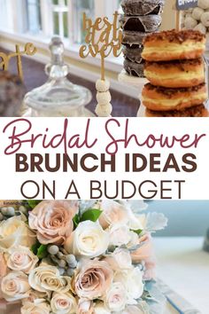 bridal shower brunch ideas on a budget