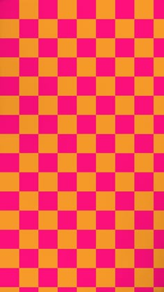 an orange and pink checkerboard pattern is shown in the middle of this image